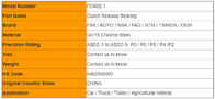 Mitsubishi FCR55-1/2E , RCTS324SA Automotive Release Bearing Gcr15