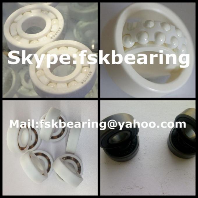 Ivory White 6900ZZ / 6900 Ceramic Ball Bearings 2RS PEEK Non Corrodible 1