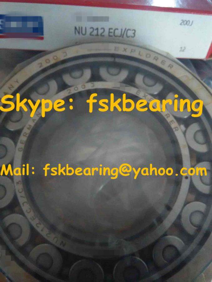 Steel Cage Cylindrical Roller Bearings with Removable Inner Ring , C3 2