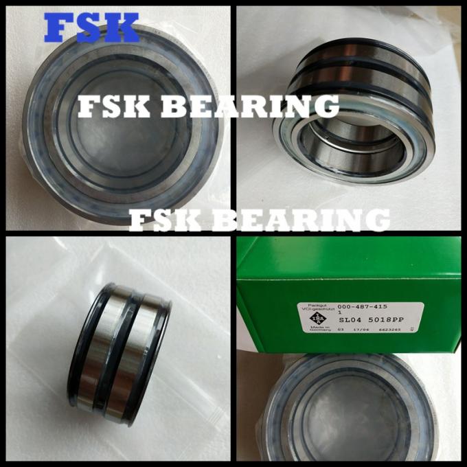 SL Series Sealed Type SL045018-D-PP Cylindrical Roller Bearing Full Complement 0