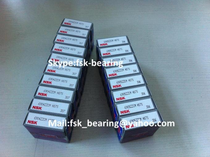High Precision Thin Wall Miniature Ball Bearings NSK 6905ZZ 25mm*42mm*9mm 2