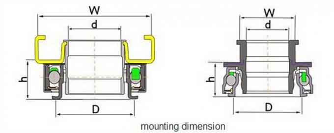 SF0845 , RCT4075 Clutch Thrust Ball Bearings Truck Parts ABEC-5 0