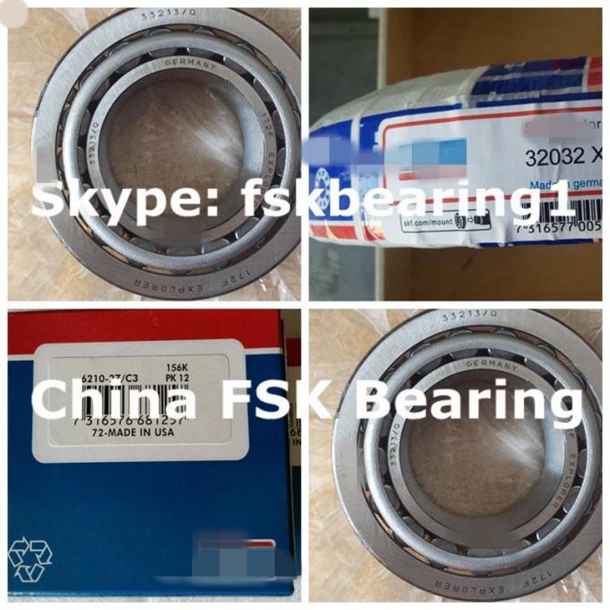 Radial Load 3007910 , 33910E Tapered Roller Bearing Automobile Bearing Single Row Steel Cage 0