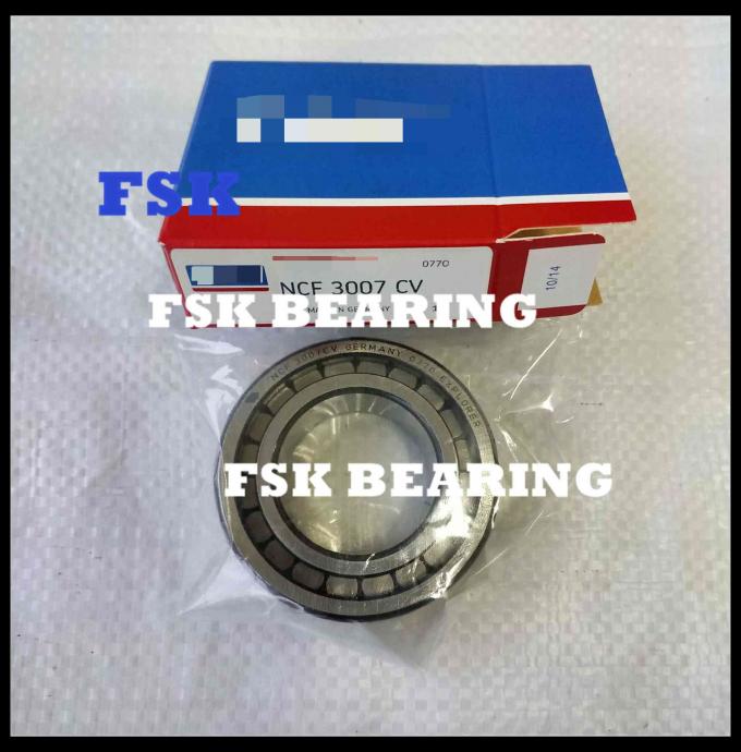 NCF 3007 CV Full Complement Cylindrical Roller Bearings Rollway Bearing Single Row 1