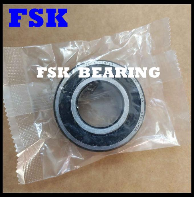 Rubber Seal 2206 CC 2RSC3 Self Aligning Ball Bearings Sealed Bearings 30 × 62 × 20 mm 0