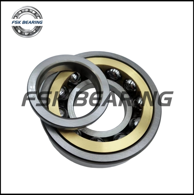 Four Point QJ309MA Angular Contact Ball Bearing 45 × 100 × 25 Mm Brass Cage Radial Load 2