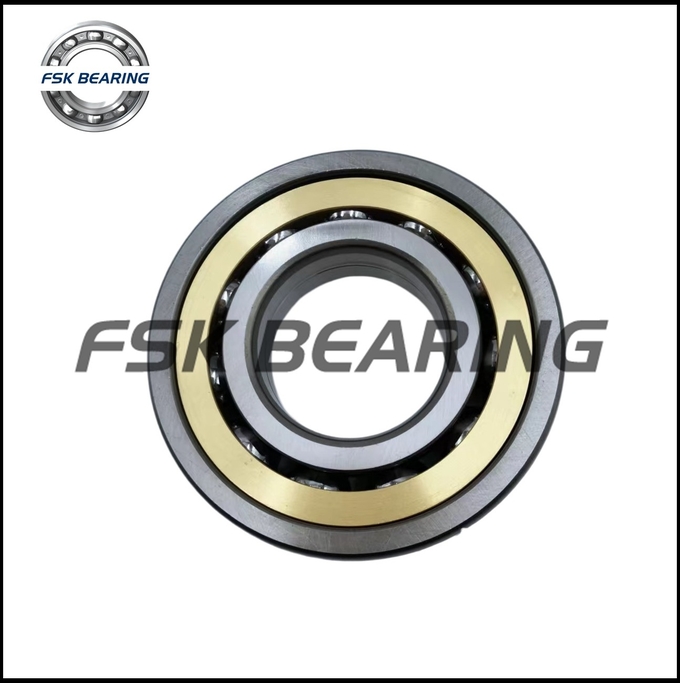 Four Point QJ309MA Angular Contact Ball Bearing 45 × 100 × 25 Mm Brass Cage Radial Load 0